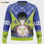 Get Festive with Isagi Yochi Blue Lock Ugly Christmas Sweater – Stylish & Unique Holiday Attire