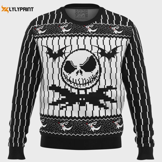 Spooky &Amp;Amp; Stylish: Jack Skellington Nightmare Before Christmas Ugly Sweater