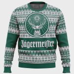 Jagermeister Green Ugly Christmas Sweater: Festive & Fun Holiday Apparel for Fans Limited Edition Jagermeister Green Ugly Christmas Sweater: Festive & Fun Holiday Apparel for Fans Limited Edition