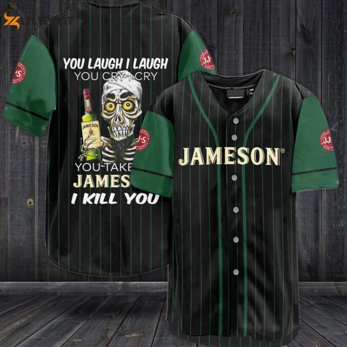 Jameson You Laugh I Laugh You Cry I Cry Baseball Jersey 1