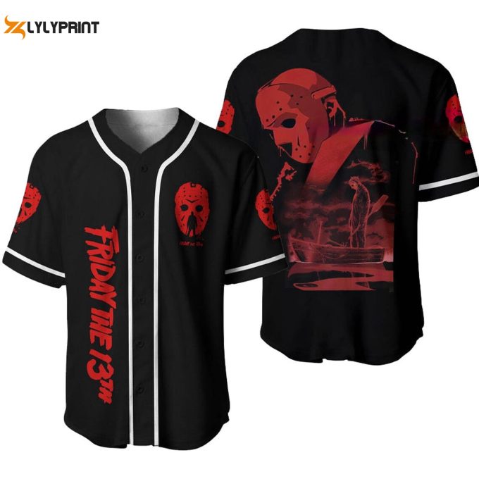 Jason Voorhees Crystal Lake Baseball Jersey - Gift For Men Women - Gift For Men Women 1