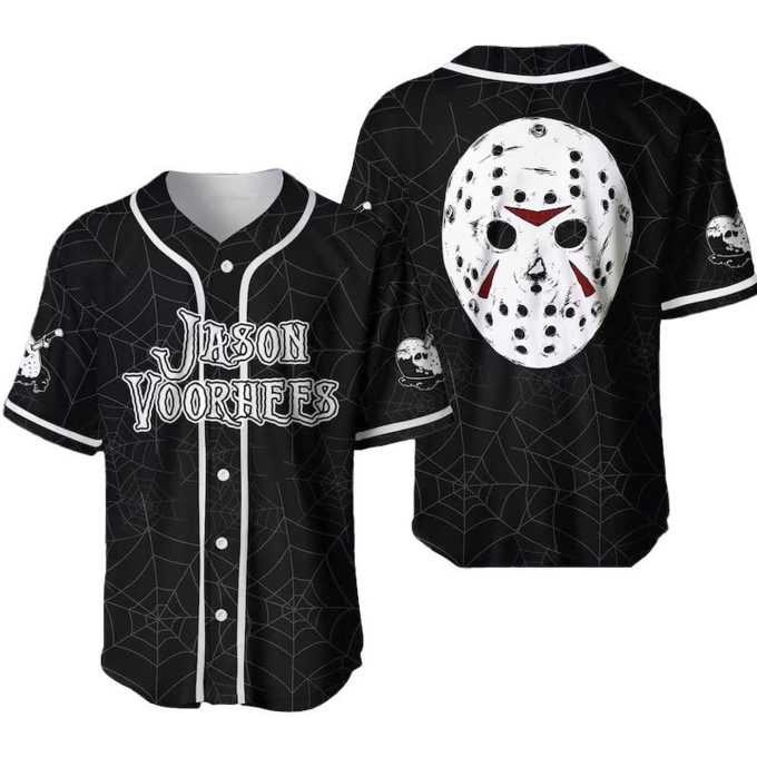 Jason Voorhees Spider Baseball Jersey - Gift For Men Women - Gift For Men Women 2