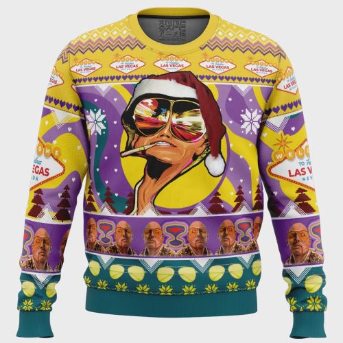 Get into the Holiday Spirit with Johnny Depp Fear and Loathing Ugly Christmas Sweater