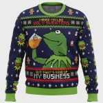 Get Festive with the Kermit the Frog Ugly Christmas Sweater – Perfect Holiday Attire!