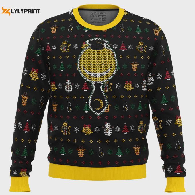 Get Festive With Koro Sensei Assassination Classroom Ugly Christmas Sweater – Perfect Holiday Gift!