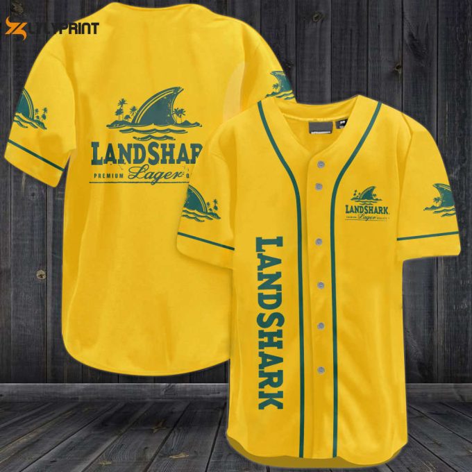 Landshark Lager Baseball Jersey 1