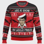 Stay Stylish this Holiday Season with Let It Snow Scarface Ugly Christmas Sweater – Limited Edition