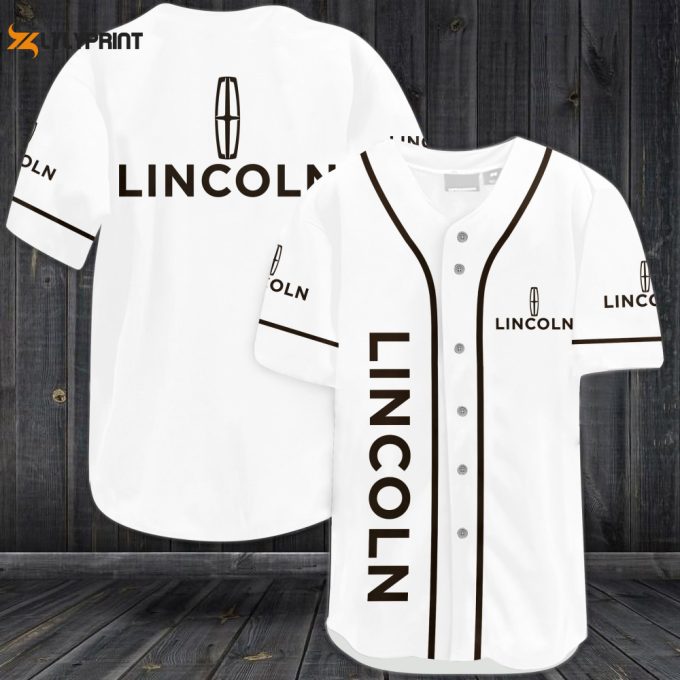 Lincoln Car Baseball Jersey 1