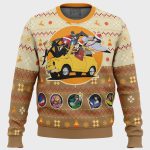 Lupin the 3rd Happy Trip Ugly Christmas Sweater – Festive Anime Inspired Apparel for a Memorable Holiday Season