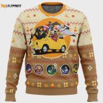 Lupin the 3rd Happy Trip Ugly Christmas Sweater – Festive Anime Inspired Apparel for a Memorable Holiday Season