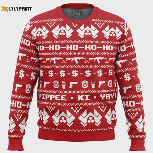 Stay Festive & Stylish: McClane Winter Die Hard Ugly Christmas Sweater