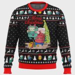 Merry Christmas BMO Finn Adventure Time Ugly Sweater – Festive & Fun Holiday Attire