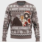 Merry Christmas Watashi Kininarimasu Hyouka Ugly Sweater – Festive & Fun Holiday Attire