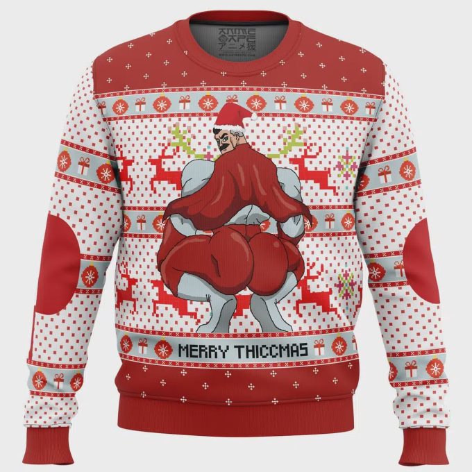 Merry Thiccmas Omni Man Invincible Ugly Christmas Sweater – Festive &Amp; Stylish Holiday Apparel