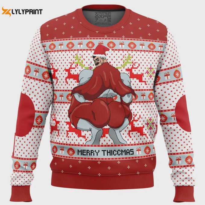 Merry Thiccmas Omni Man Invincible Ugly Christmas Sweater – Festive &Amp;Amp; Stylish Holiday Apparel