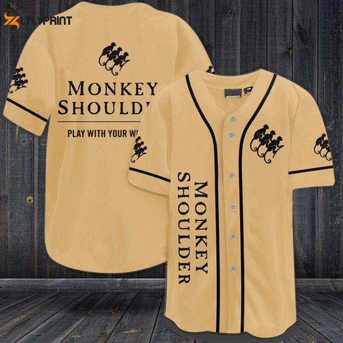 Monkey Shoulder Scotch Baseball Jersey 1