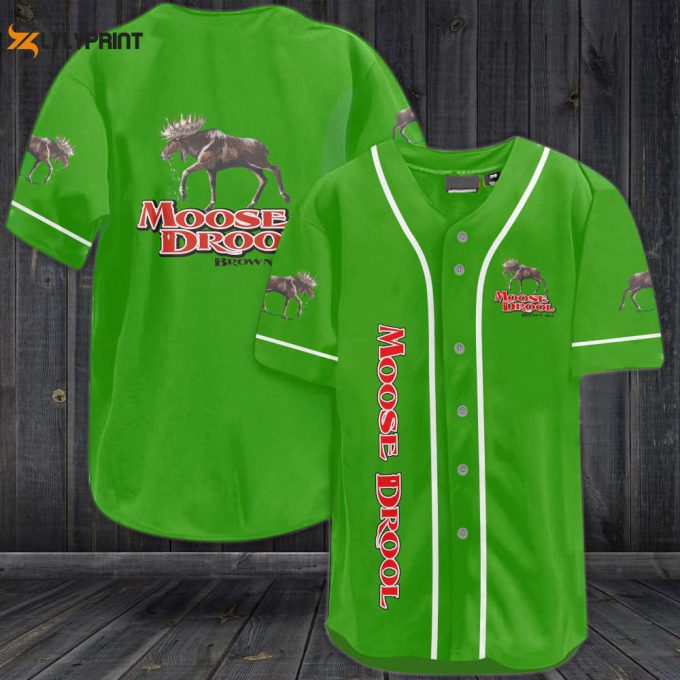 Moose Drool Brown Ale Baseball Jersey 1