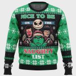 Get Festive with the Naughty List Club Pop Culture Ugly Christmas Sweater – Perfect for Holiday Parties!