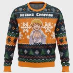 Get Festive with Nezuko Chaaaan Demon Slayer Ugly Christmas Sweater – Perfect Anime-Inspired Holiday Attire!