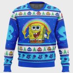 Get Festive with Nickelodeon s Rainbow SpongeBob Ugly Christmas Sweater – Limited Edition!