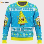 Nickelodeon Cartoons Spongy Ugly Christmas Sweater – Tis The Season for Fun and Festive Attire!