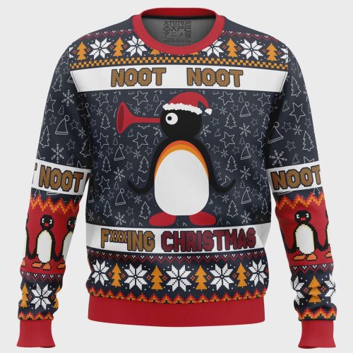 Noot Christmas Pingu Ugly Sweater: Festive Holiday Apparel for a Fun and Stylish Christmas!