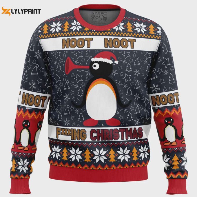 Noot Christmas Pingu Ugly Sweater: Festive Holiday Apparel For A Fun And Stylish Christmas!