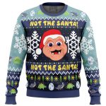 Get Festive with the Not the Santa Dinosaurs Ugly Christmas Sweater – Perfect for Holiday Parties!