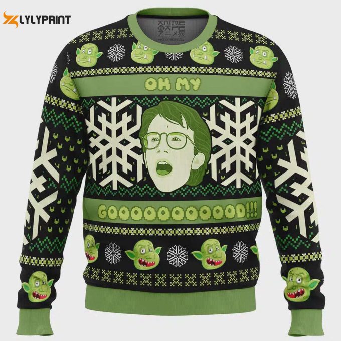 Stand Out This Holiday Season With The Omg Troll 2 Ugly Christmas Sweater – Perfect For Festive Fun!