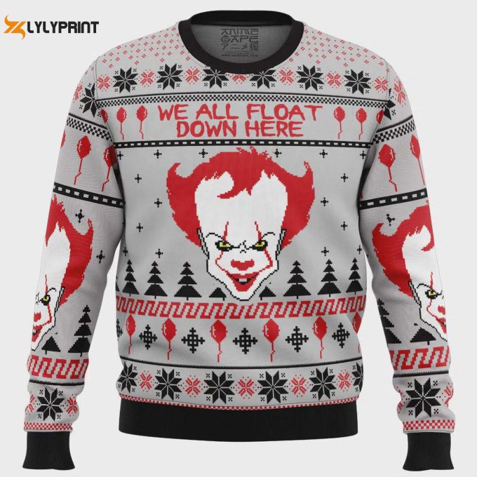 Pennywise It Ugly Christmas Sweater: Embrace The Horror &Amp;Amp; Festive Fun! 1