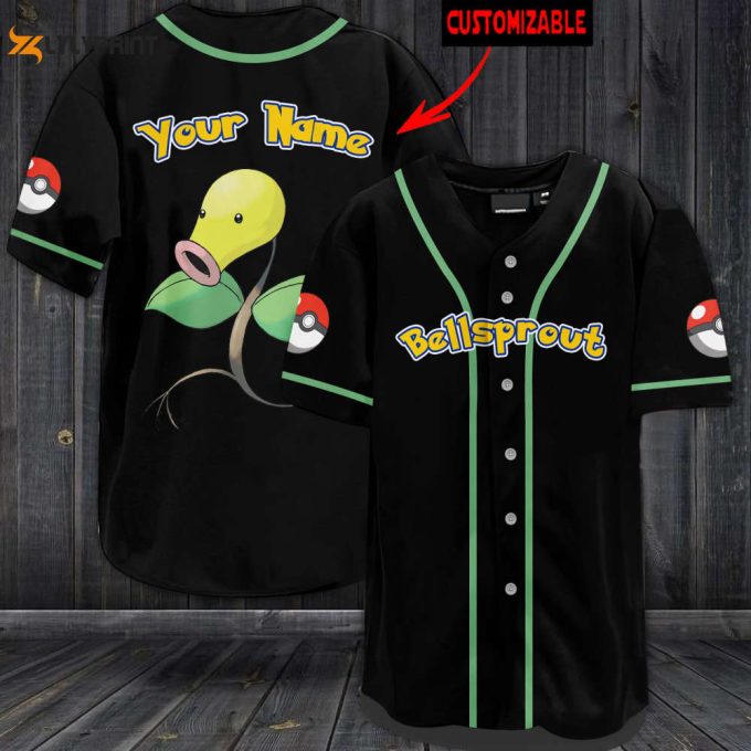 Personalized Bellsprout Baseball Jersey 1