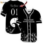 Personalized The Nightmare Before Christmas Baseball Jersey – Gift for Men Women – Gift for Men Women