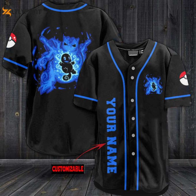 Personalized Zenigame Baseball Jersey 1