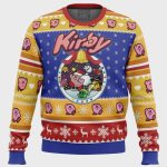 Get Festive with Pink Puff Christmas Kirby Ugly Christmas Sweater – Perfect for Holiday Fun!