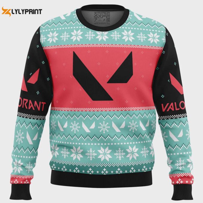 Get Festive With Play As One Valorant Ugly Christmas Sweater – Perfect For Gaming Fans!