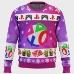 Get Festive with the Playstation Neon Ugly Christmas Sweater – Perfect Gaming Holiday Apparel