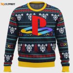 Level up your holiday style with a festive Playstation Ugly Christmas Sweater