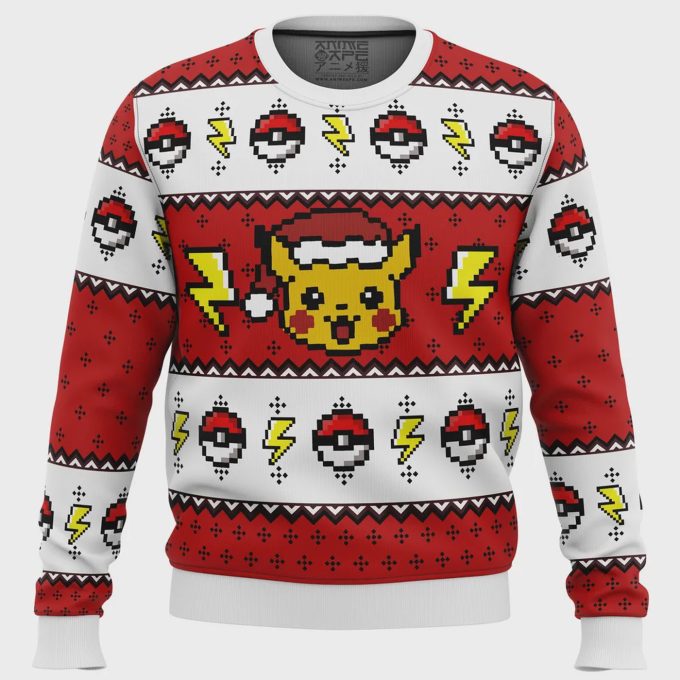 Get Festive With A Pokemon Pikachu Ugly Christmas Sweater – Limited Edition Fun Holiday Apparel