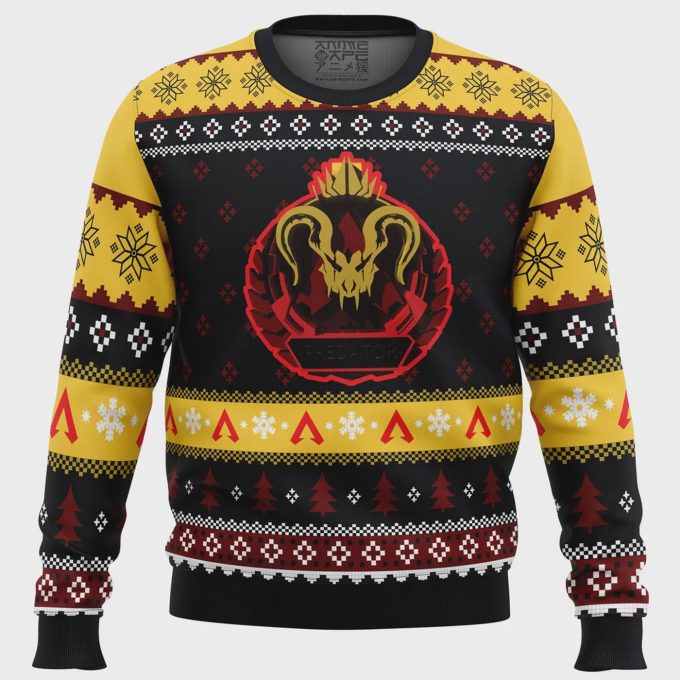 Get Festive With The Predator Rank Apex Legends Ugly Christmas Sweater – Limited Edition!