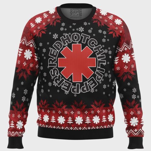 Spice Up Your Holidays with the Red Hot Chili Peppers Ugly Christmas Sweater!