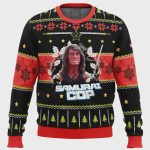 Get Festive with the Samurai Cop Ugly Christmas Sweater – Limited Edition Holiday Attire