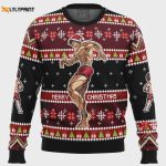 Get Festive in Style with Santa Baki Ugly Christmas Sweater – Perfect Holiday Outfit!