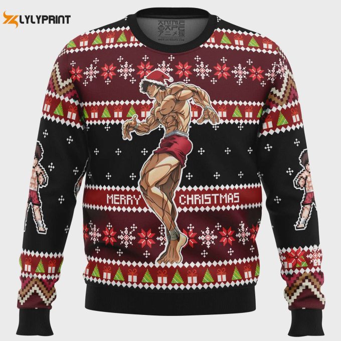 Get Festive In Style With Santa Baki Ugly Christmas Sweater – Perfect Holiday Outfit!