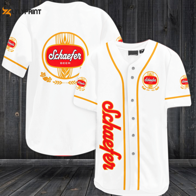 Schaefer Beer Baseball Jersey: Perfect Gift For Men And Women - Authentic Stylish And High-Quality 1