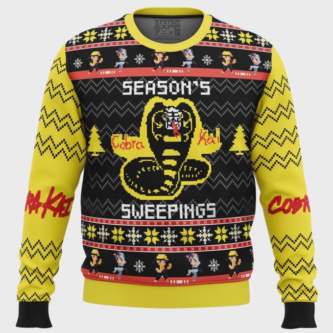 Cobra Kai Ugly Christmas Sweater – Season S Sweepings Collection