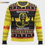 Cobra Kai Ugly Christmas Sweater – Season s Sweepings Collection