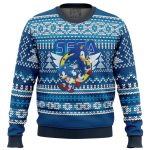 Get Festive with Sega Ugly Christmas Sweater – Perfect Holiday Attire for Gaming Fans!