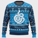 Serpent Emblem Destiny Hunter Ugly Christmas Sweater – Stylish & Festive Gaming Apparel