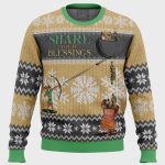 Spread Holiday Cheer with Robin Hood Disney Ugly Christmas Sweater – Share Your Blessings!