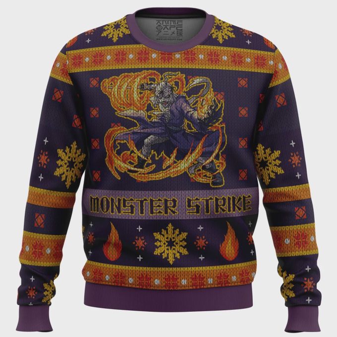 Shishio Makoto Monster Strike Ugly Christmas Sweater – Celebrate Rurouni Kenshin Samurai X With Style!